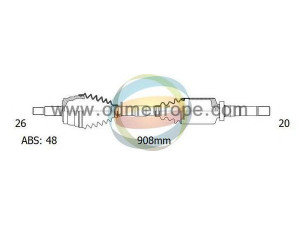 ODM-MULTIPARTS 18-092251 kardaninis velenas 
 Ratų pavara -> Kardaninis velenas