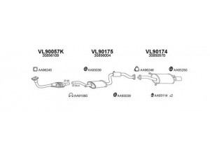 VENEPORTE 900015 išmetimo sistema 
 Išmetimo sistema -> Išmetimo sistema, visa