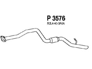 FENNO P3576 galinis duslintuvas 
 Išmetimo sistema -> Duslintuvas
R2L4-40-3A0A
