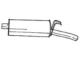 AKS DASIS SG50668 galinis duslintuvas