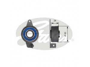 GATES T41144 įtempiklio skriemulys, paskirstymo diržas 
 Techninės priežiūros dalys -> Papildomas remontas
1005822, 6177882, 6988203, 93FF-6K254BA