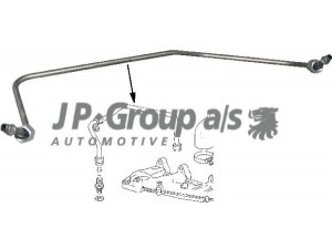 JP GROUP 1117600602 alyvos žarna 
 Išmetimo sistema -> Turbokompresorius
068145771F