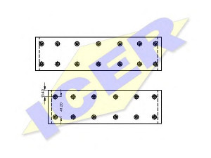 ICER 21 5349 00 stabdžių antdėklo rinkinys, būgninis stabdys 
 Techninės priežiūros dalys -> Papildomas remontas
309 421 04 10, 309 421 07 10, 309 421 49 10
