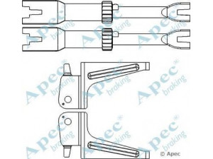 APEC braking ADB3012 stabdžių reguliatorius 
 Stabdžių sistema -> Būgninis stabdys -> Reguliatorius/dalys