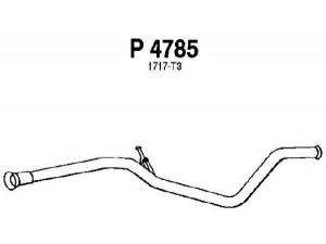 FENNO P4785 išleidimo kolektorius 
 Išmetimo sistema -> Išmetimo vamzdžiai
BM50089, 1717-Q0, 1717-T3