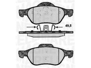 MAGNETI MARELLI 363916060572 stabdžių trinkelių rinkinys, diskinis stabdys 
 Techninės priežiūros dalys -> Papildomas remontas
410600756R, 7701209101
