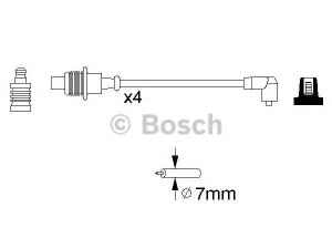 BOSCH 0 986 356 767 uždegimo laido komplektas 
 Kibirkšties / kaitinamasis uždegimas -> Uždegimo laidai/jungtys
5967 L7