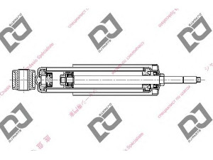 DJ PARTS DS1571HT amortizatorius 
 Pakaba -> Amortizatorius
56110B5001