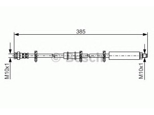 BOSCH 1 987 476 548 stabdžių žarnelė 
 Stabdžių sistema -> Stabdžių žarnelės
5952296, 4806 24, ZF 05 952 297