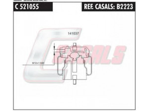 CASALS B2223 gofruotoji membrana, vairuotojo kabinos pakaba
41015530, 41019150, 8169050