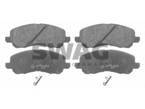 SWAG 80 91 6741 stabdžių trinkelių rinkinys, diskinis stabdys 
 Techninės priežiūros dalys -> Papildomas remontas
MR 569 403, MR527674