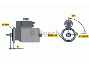 BOSCH 0 986 015 391 starteris 
 Elektros įranga -> Starterio sistema -> Starteris
PN11-18-400, PN11-18-400A, PN11-18-400AT