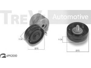 TREVI AUTOMOTIVE KA1140 V formos rumbuotas diržas, komplektas 
 Techninės priežiūros dalys -> Techninės priežiūros intervalai