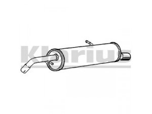 KLARIUS 210953 galinis duslintuvas 
 Išmetimo sistema -> Duslintuvas
173085, 173088, 1730X1, 173085