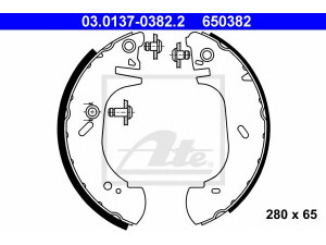 ATE 03.0137-0382.2 stabdžių trinkelių komplektas 
 Techninės priežiūros dalys -> Papildomas remontas
45 01 146, 9161446, 77 01 205 290
