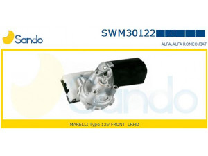 SANDO SWM30122.1 valytuvo variklis 
 Priekinio stiklo valymo sistema -> Varikliukas, priekinio stiklo valytuvai
9948349, 9948649, 9951136, 9948349