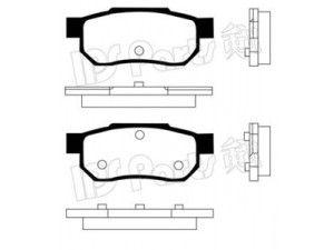 IPS Parts IBR-1425 stabdžių trinkelių rinkinys, diskinis stabdys
43022-SR3-G00, 43022SF1525, 43022SFD1G01