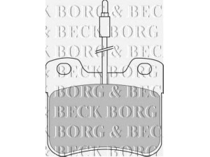 BORG & BECK BBP1091 stabdžių trinkelių rinkinys, diskinis stabdys 
 Techninės priežiūros dalys -> Papildomas remontas
425321, 95 619 611, 95619549, 95619550