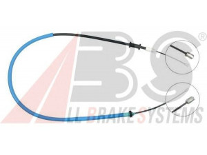 A.B.S. K15628 trosas, stovėjimo stabdys 
 Stabdžių sistema -> Valdymo svirtys/trosai
36530-00Q0B, 36530-00QAE, 7700 311 699