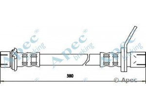 APEC braking HOS3420 stabdžių žarnelė 
 Stabdžių sistema -> Stabdžių žarnelės
9008094065, 9008094067