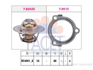 FACET 7.8234 termostatas, aušinimo skystis 
 Aušinimo sistema -> Termostatas/tarpiklis -> Thermostat
R F01-99-152, R F01-99-152 A