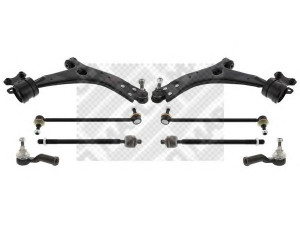 MAPCO 53602/1 jungčių komplektas, rato pakaba 
 Ašies montavimas/vairavimo mechanizmas/ratai -> Valdymo svirtis/pasukamosios svirties sujungimas -> Vairo trauklės (valdymo svirtis, išilginis balansyras, diago