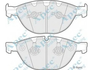 APEC braking PAD1353 stabdžių trinkelių rinkinys, diskinis stabdys 
 Techninės priežiūros dalys -> Papildomas remontas
34110300361, 34112284065, 34116763652
