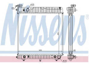 NISSENS 62632 radiatorius, variklio aušinimas 
 Aušinimo sistema -> Radiatorius/alyvos aušintuvas -> Radiatorius/dalys
601 500 55 03, 601 500 82 03, 6015007203