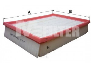 MFILTER K 433 oro filtras 
 Techninės priežiūros dalys -> Techninės priežiūros intervalai
074 129 620