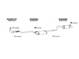 VENEPORTE 550347 išmetimo sistema 
 Išmetimo sistema -> Išmetimo sistema, visa