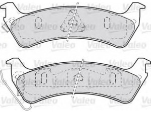 VALEO 598509 stabdžių trinkelių rinkinys, diskinis stabdys 
 Techninės priežiūros dalys -> Papildomas remontas
4796 344, 4796344