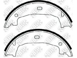 NiBK FN0559 stabdžių trinkelių komplektas, stovėjimo stabdis 
 Stabdžių sistema -> Rankinis stabdys