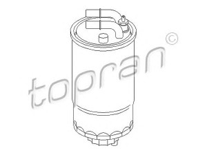 TOPRAN 207 977 kuro filtras 
 Techninės priežiūros dalys -> Papildomas remontas
08 13 059, 8 13 059, 93190796