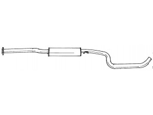 AKS DASIS SG25497 vidurinis duslintuvas