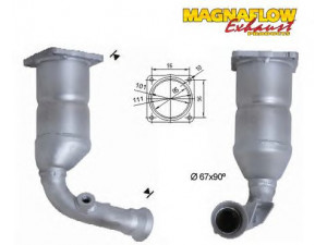 MAGNAFLOW 76047 katalizatoriaus keitiklis 
 Išmetimo sistema -> Katalizatoriaus keitiklis
1705SN, 170678