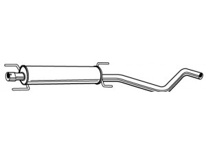 WALKER 23469 galinis duslintuvas 
 Išmetimo sistema -> Duslintuvas
1726ZF