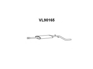 VENEPORTE VL90165 priekinis duslintuvas 
 Išmetimo sistema -> Duslintuvas
3343501