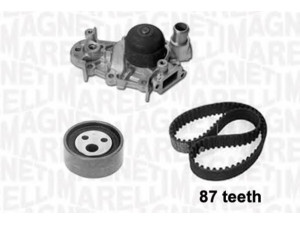 MAGNETI MARELLI 341401470001 vandens siurblio ir paskirstymo diržo komplektas 
 Aušinimo sistema -> Vandens siurblys/tarpiklis -> Vandens siurblys
