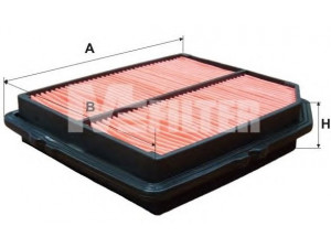 MFILTER K 242 oro filtras 
 Techninės priežiūros dalys -> Techninės priežiūros intervalai
17220 PM7 000, 17220 PM7 F00