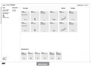 DINEX 150200184 išmetimo sistema 
 Išmetimo sistema -> Išmetimo sistema, visa