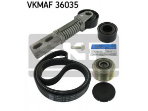 SKF VKMAF 36035 V formos rumbuotas diržas, komplektas 
 Techninės priežiūros dalys -> Techninės priežiūros intervalai
M813134, MW30621270, 77 00 867 985