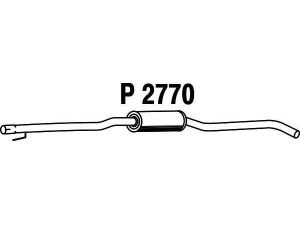 FENNO P2770 vidurinis duslintuvas 
 Išmetimo sistema -> Duslintuvas
150214