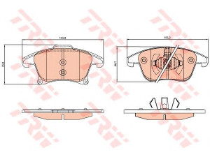 TRW GDB2075 stabdžių trinkelių rinkinys, diskinis stabdys 
 Techninės priežiūros dalys -> Papildomas remontas
5182149, DG9C2001AB
