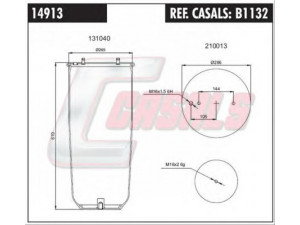 CASALS B1132 dėklas, pneumatinė pakaba
1379392, 1379393, 1440294