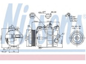 NISSENS 89200 kompresorius, oro kondicionierius 
 Oro kondicionavimas -> Kompresorius/dalys
0012304511, 0012305511, 0022303011