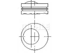 MAHLE ORIGINAL SS0140230 stūmoklis
