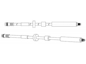 CEF 512850 stabdžių žarnelė 
 Stabdžių sistema -> Stabdžių žarnelės
4806H3, 4806K1
