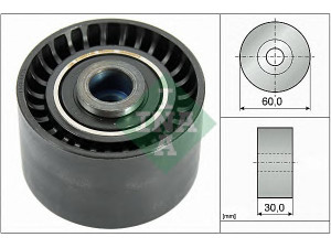 INA 532 0395 10 kreipiantysis skriemulys, paskirstymo diržas 
 Diržinė pavara -> Paskirstymo diržas/komplektas -> Laisvasis/kreipiamasis skriemulys
0829.A1, 0830.62, 96 434 147 80