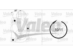 VALEO 433332 starteris 
 Elektros įranga -> Starterio sistema -> Starteris
7700106426, 7700106763, 7700113207