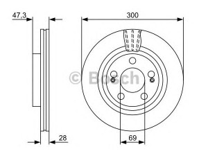 BOSCH 0 986 479 537 stabdžių diskas 
 Stabdžių sistema -> Diskinis stabdys -> Stabdžių diskas
51712 2L500, 51712 3V000, 51712 2L500
